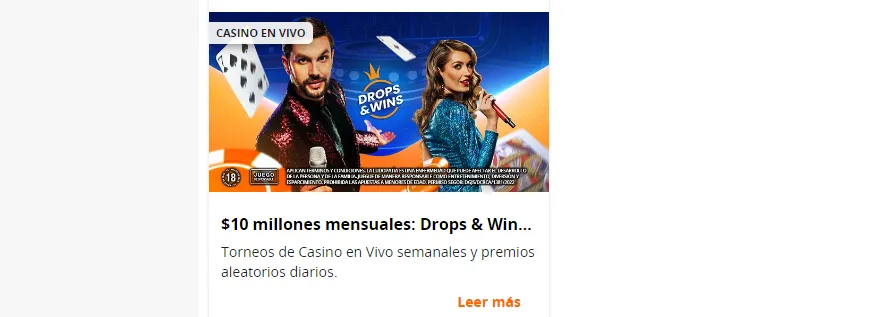 Bonos en torneos